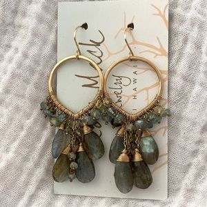 Gorgeous Labradorite Goddess Earrings